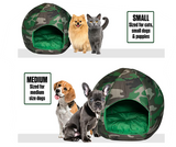 CAMOUFLAGE - BALL PET IGLOO BED - SMALL